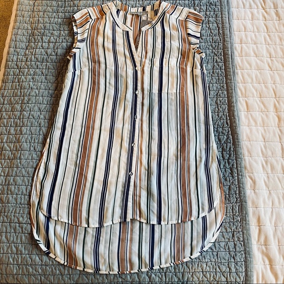 DANIEL RAINN stripe button tunic - Picture 5 of 8